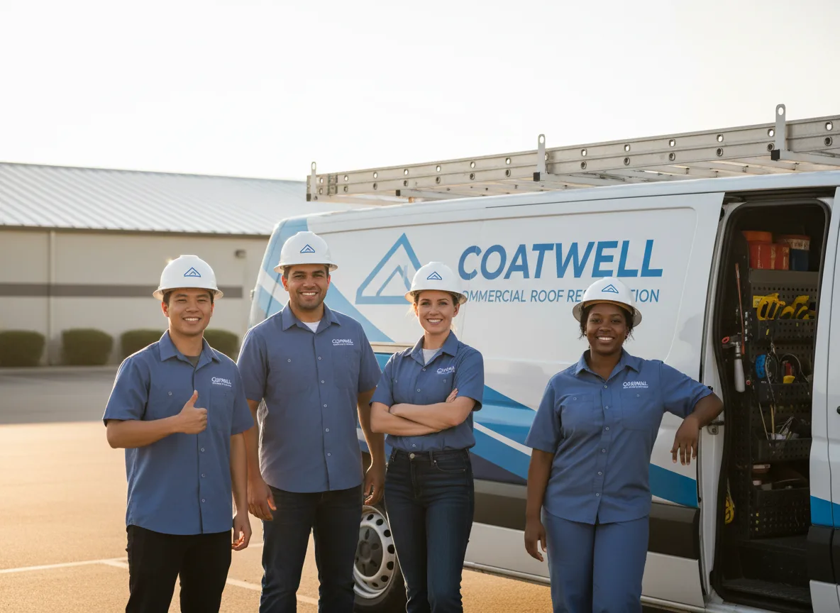Commercial roof coating company in Makinen, MN